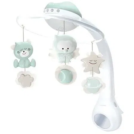 Infantino Mobile Musical Veilleuse Lampe Posable 3 en 1 Douce Nuit - 302049 - Vert Menthe - Réglage Volume Miroir Infantino Mobile Musical Veilleuse Lampe Posable 3 en 1 Douce Nuit - 302049 - Vert Menthe - Réglage Volume Miroir