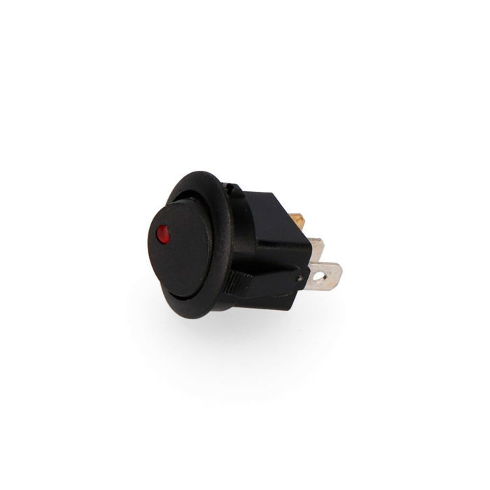 Edm Interrupteur à bascule 6,5A 250V avec voyant lumineux Noir Edm Interrupteur à bascule 6,5A 250V avec voyant lumineux Noir