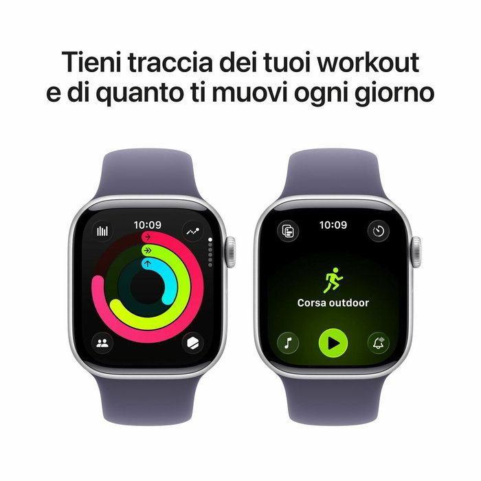 Apple Montre intelligente MEU64QL/A Argenté 42 mm Apple Montre intelligente MEU64QL/A Argenté 42 mm