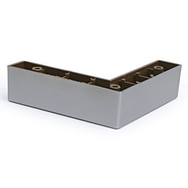 Q&Q Pata Senka Plastique 140x140 mm H40 RAL9006