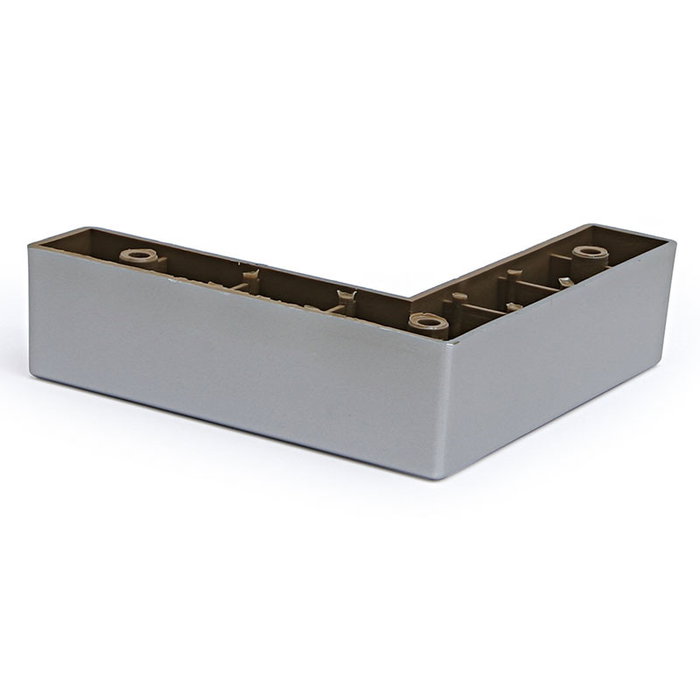 Q&Q Pata Senka Plastique 140x140 mm H40 RAL9006 Q&Q Pata Senka Plastique 140x140 mm H40 RAL9006