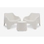 Ipae Progarden Ensemble de jardin Cloud 3 pièces blanc