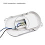 GSC Evolution Aplique LED ovale Cercis avec grille, 15W, 4000K, Blanco