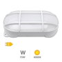 GSC Evolution Aplique LED ovale Cercis avec grille, 15W, 4000K, Blanco