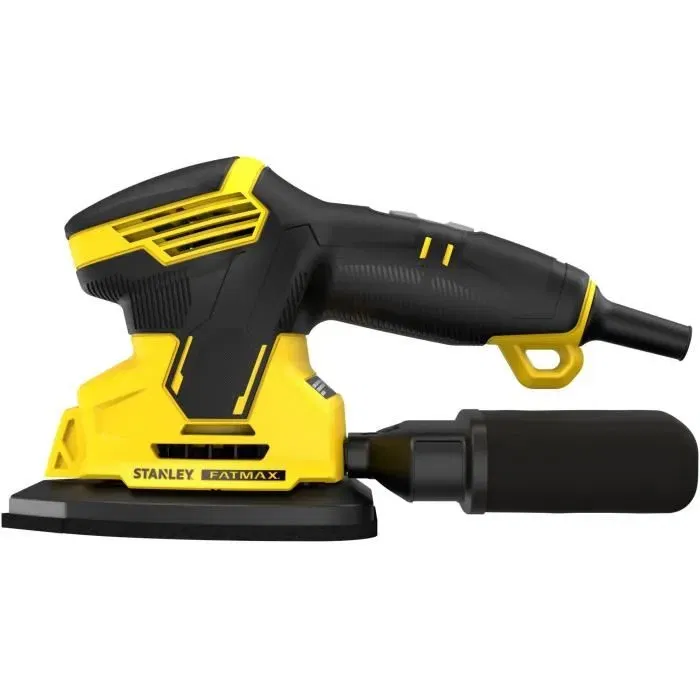STANLEY FATMAX SFMEW210S-QS - Ponceuse vibrante de finition filaire 120W - Livrée avec abrasif - Cordon 2m