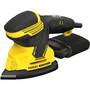 STANLEY FATMAX SFMEW210S-QS - Ponceuse vibrante de finition filaire 120W - Livrée avec abrasif - Cordon 2m