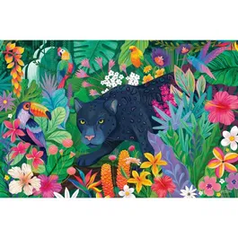 Ravensburger 12001748 - Puzzle Adulte 3000 Pièces - Panthère dans la Jungle - Puzzle de Luxe