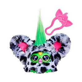 Hasbro Furby Furblet Moo Jouet Interactif Mini Figurine Électronique avec Musique K-pop et Lanyard