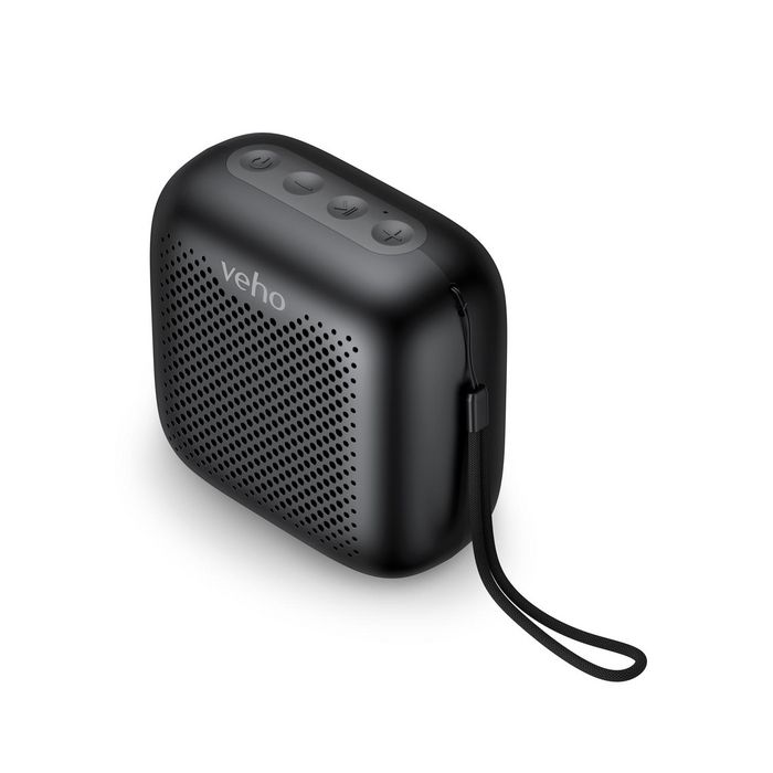 Veho MZ-4 - Enceinte portable Bluetooth 5W avec fonction TWS, batterie longue durée 24h et micro intégré