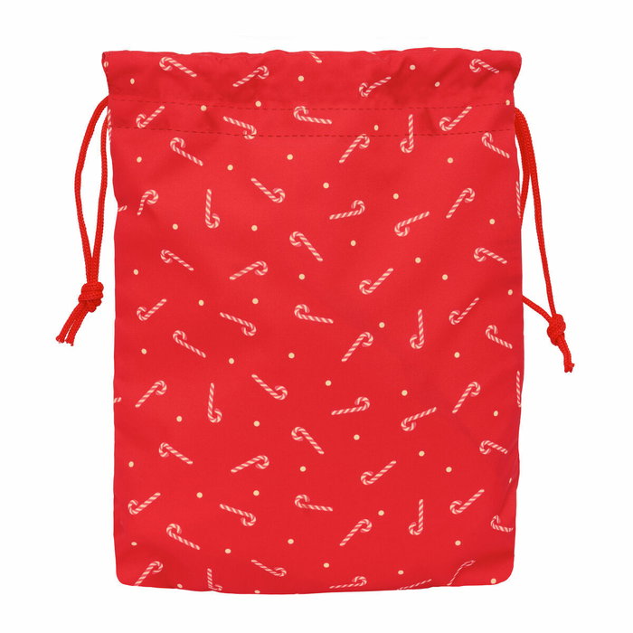 Sac à dos serré par des ficelles Safta Rouge 26 x 34 x 1 cm