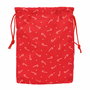 Sac à dos serré par des ficelles Safta Rouge 26 x 34 x 1 cm