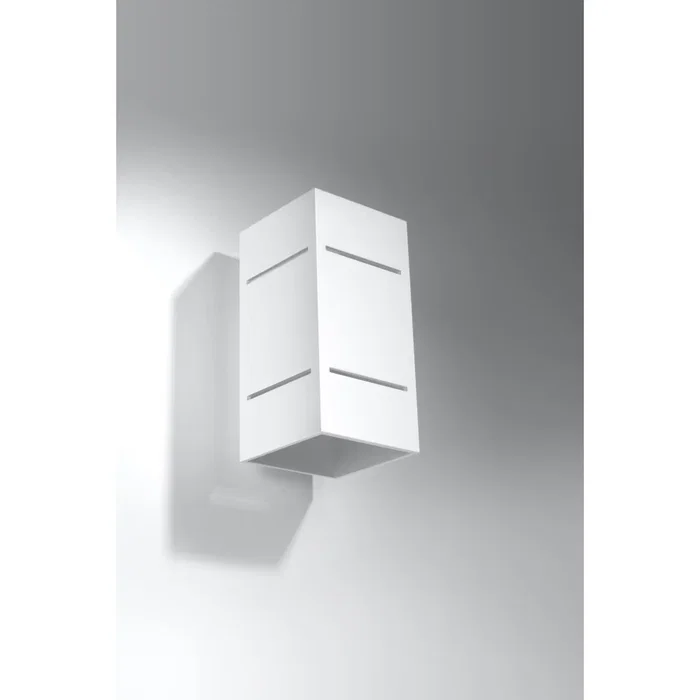Aplique mural Blocco SOL-SL.0478, petit et efficace, couleur blanc/noir/gris, pour couloir, chambre ou enfants