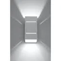 Applique murale Blocco SOL-SL.0478, blanc, noir, gris