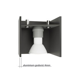 SOL Applique Murale Blocco Noir