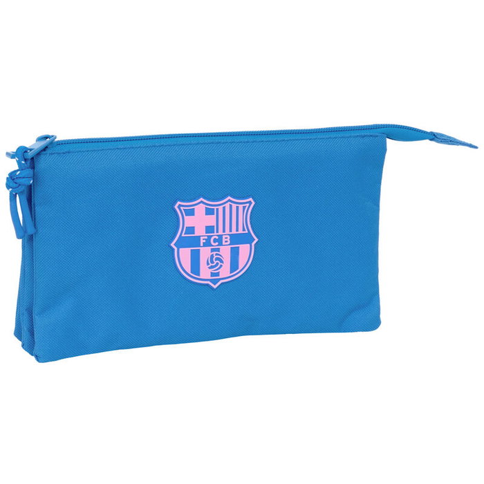 Safta Trousse Triple F.C. Barcelona Bleu 22 x 12 x 3 cm