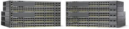 Cisco Switch 296024L WS-C2960X-24TS-LL Noir