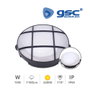 GSC Evolution Applique LED Oxalis ronde avec grille, 15W, 4000K, Negro