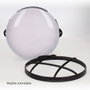 GSC Evolution Applique LED Oxalis ronde avec grille, 15W, 4000K, Negro