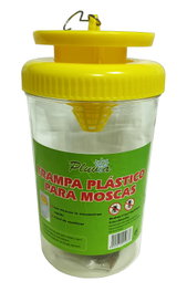 Pluvia Trappe en plastique pour mouches avec appât 11 x 11 x 21 cm LAFT001