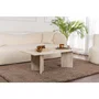 Table basse SABIN Travertin rectangulaire