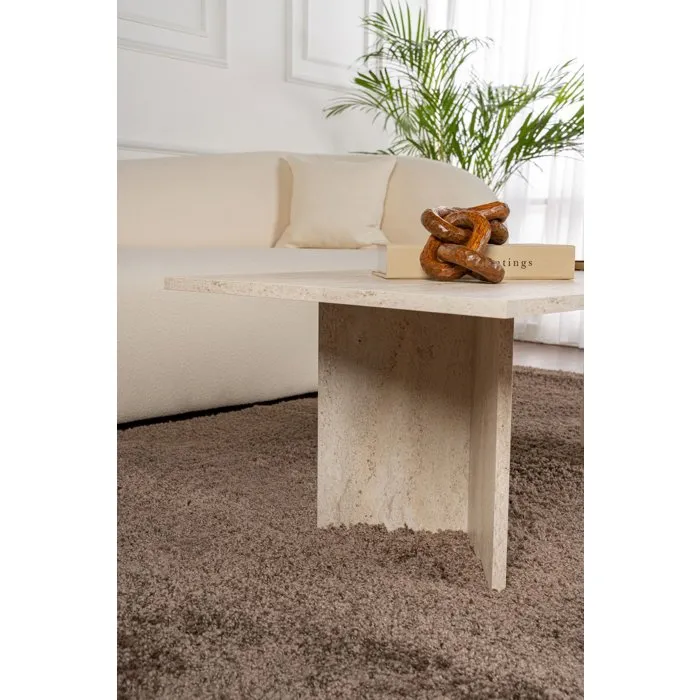 Table basse SABIN Travertin rectangulaire