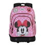 Karactermania GTS FAN Minnie Mouse Journey - Mochila Trolley Écolière avec Roues - Sac à Dos 2 Compartiments - Dimensions 47 x 32 x 25 cm - Pour Enfants dès 3 ans