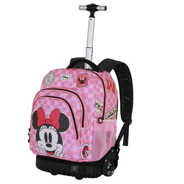Karactermania GTS FAN Minnie Mouse Journey - Mochila Trolley Écolière avec Roues - Sac à Dos 2 Compartiments - Dimensions 47 x 32 x 25 cm - Pour Enfants dès 3 ans Karactermania GTS FAN Minnie Mouse Journey - Mochila Trolley Écolière avec Roues - Sac à Dos 2 Compartiments - Dimensions 47 x 32 x 25 cm - Pour Enfants dès 3 ans