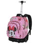 Karactermania GTS FAN Minnie Mouse Journey - Mochila Trolley Écolière avec Roues - Sac à Dos 2 Compartiments - Dimensions 47 x 32 x 25 cm - Pour Enfants dès 3 ans