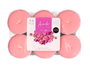 Acorde Lot de 6 Bougies Chauffes-Plat Maxi 9H Orchidée Rose 17,5x2,2x11,8 cm Aluminium Cera (Set de 24)