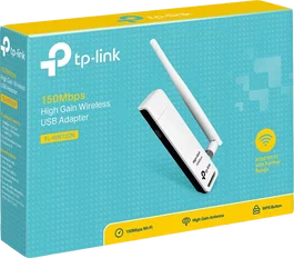 TP-Link TL-WN722N Adaptateur USB Wi-Fi N 150 Mbps avec Antenne Détachable 4 dBi - Compatible 802.11n/b/g