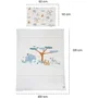 Roba Lit combiné évolutif Savanna Friends - Blanc - 70 x 140 cm