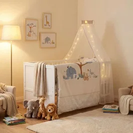 Roba Lit combiné évolutif Savanna Friends - Blanc - 70 x 140 cm