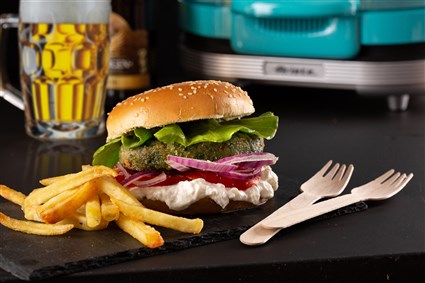 Ariete 205/01 Machine à hamburgers Party Time bleue - Machine compacte avec plaques antiadhésives pour hamburgers, toasts et sandwichs chauds Ariete 205/01 Machine à hamburgers Party Time bleue - Machine compacte avec plaques antiadhésives pour hamburgers, toasts et sandwichs chauds