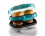 Ariete 205/01 Machine à hamburgers Party Time bleue - Machine compacte avec plaques antiadhésives pour hamburgers, toasts et sandwichs chauds