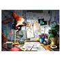 Ravensburger Puzzle 1000 pièces - Le bureau de l'artiste (Disney/Pixar)