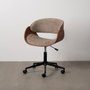 BigBuy Office Chaise de Bureau Marron Noir Beige