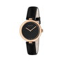 Gucci YA141401 avec boîtier rose et bracelet noir