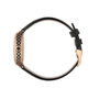 Gucci YA141401 avec boîtier rose et bracelet noir