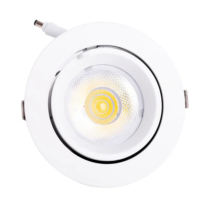 Downlight LED Circulaire Orientable 30W 4500Lm 4000K HO-COB-C-OR-30W-W