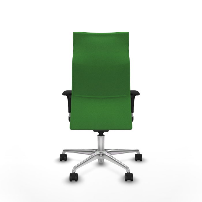 Piqueras Y Crespo Fauteuil Albacete Vert avec Mécanisme Synchrone et Base Aluminium