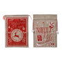 Decoris Sac cadeau motifs de Noël, modèles variés, 50 x 70 cm
