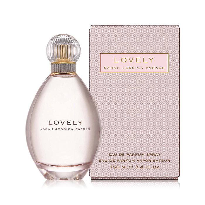 Sarah Jessica Parker Lovely - Eau de parfum vaporisante pour femme - 150 ml - Notes florales et hespéridées de mandarine, lavande, pomme et orchidée