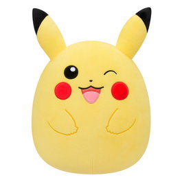 JAZWARES Peluche Pikachu Pokémon Squishmallows 27 cm - Peluche officielle Pokémon