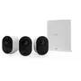 Arlo Ultra 2 - Pack de 3 Caméras de Surveillance Wifi Sans Fil Blanc - 4K HDR - Batterie 6 Mois - Champ de Vision 180° - Vision Nocturne Couleur