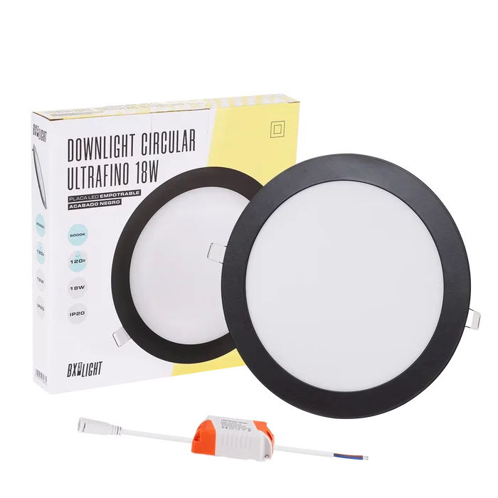 BX3 LIGHT Plaque LED circulaire 18W 1380Lm 4200K blanc chaud empotrable BX3-GP-LZ-3-B-W - Éclairage intérieur longue durée BX3 LIGHT Plaque LED circulaire 18W 1380Lm 4200K blanc chaud empotrable BX3-GP-LZ-3-B-W - Éclairage intérieur longue durée