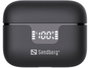 Sandberg Earbuds ANC+ENC - Écouteurs sans fil Bluetooth avec suppression active du bruit (ANC), suppression du bruit environnemental (ENC) et affichage de la batterie
