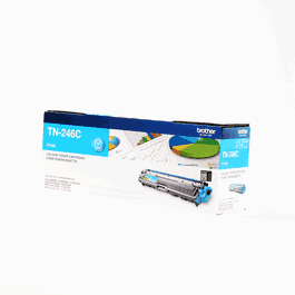 Brother Toner TN-246C / TN246C Cyan XL - Cartouche d'encre cyan haute capacité pour imprimante laser
