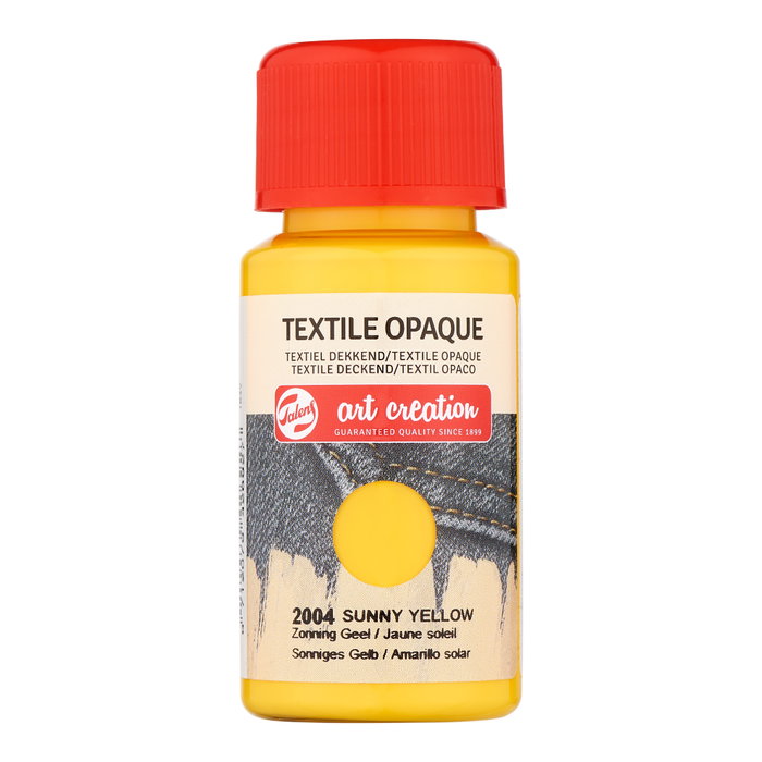Talens Art Creation Peinture Textile Opaque Jaune Solaire 2004 50 ml Talens Art Creation Peinture Textile Opaque Jaune Solaire 2004 50 ml