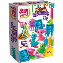 Liscianigiochi - Kit Créatif Pocket Squish Aquatiques SLUMI SCIENCE - Création d'elfes d'eau - À partir de 7 ans