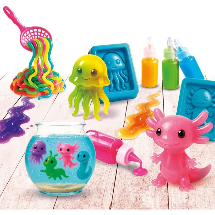 Liscianigiochi - Kit Créatif Pocket Squish Aquatiques SLUMI SCIENCE - Création d'elfes d'eau - À partir de 7 ans